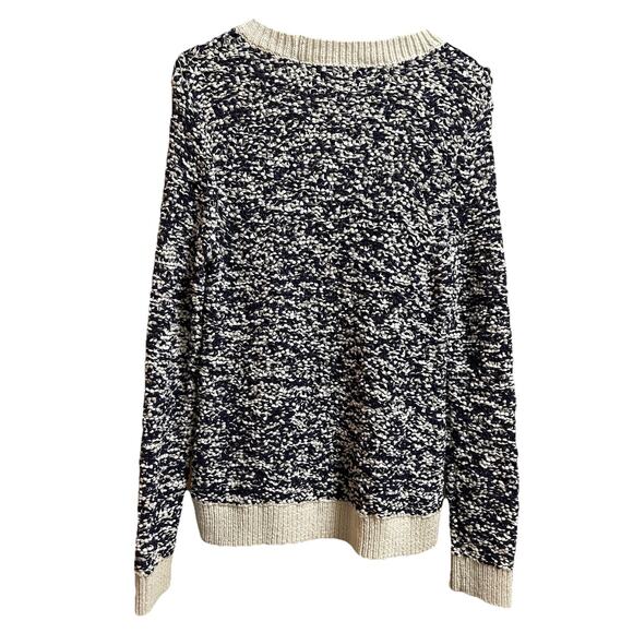 Rag & Bone Women's Marled Blue Chunky Knit Pullover Crewneck Sweater - Small - Picture 3 of 6